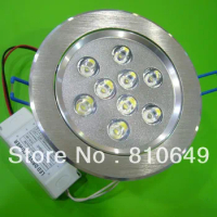 Free shipping Wholesale Brushed Anodized 27W Dimmable Led Downlights +LED Dimmer IR Remote Control 12Keys 300w Switch