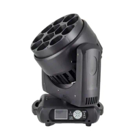 4 with 2fly case Led Moving Head Beam Lights 12x40w LED Zoom Wash RGBW 4 in 1 with Pixel Control For Club, Bar, Small show,TV