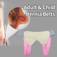 Hernia Belt Inguinal Groin Pain Relief for Adult or Children with 2 Removable Compression Pads Support Adjustable Hernia Bag