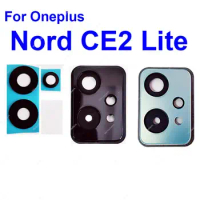 Back Camera Lens Cover For Oneplus OnePlus 1+ Nord CE2 Lite 5G Nord CE 2 Lite 5G Rear Lens Glass with Frame Holder with Sticker