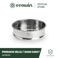 Rak Mengukus Keluli Tahan Karat 304, Alat Memasak Ecowin, Tebal, Bakul Pengukus Memasak Dapur, Perka