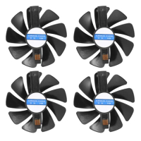 4X 95Mm CF1015H12D DC12V Video Card Cooler Cooling Fan Replace For Sapphire NITRO RX480 8G RX 470 4G GDDR5 RX570 4G