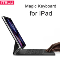 Magic Keyboard Case For iPad Air 4 5 Pro 11 10.9 Inch Magnetic Floating Cantilever Cover Soft Cases with Touchpad Backlit
