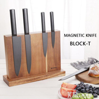 日式廚房磁吸刀座刀架家用菜刀收納架刀具實木放刀架廚房用品神器