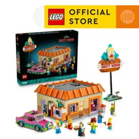 LEGO Icons 10352 The Simpsons: Krusty Burger (1635 Pieces), Building Block, Toys, Bricks