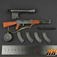 1/6 soldier military model, special forces AK47 assault assault rifle fixed with sniper mirror