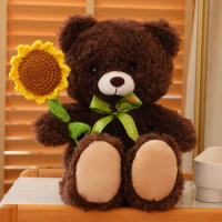 40cm New Teddy Bear for New Year Gift Teddy Bears Stuffed Animal Rose Bear Doll Girlfriend Couple Valentine's Day Gifts