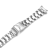 22mm Oyster Jubilee Braclet Silver Strap for SKX009 SKX007 SKX011 SKX173/ / SKX175 /SKXA35 Replacement Steel Watch Band