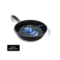 Panci penggorengan / Panci fry pan stainless steel anti lengket / Wajan anti gores / Teflon anti gor