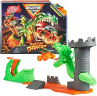 MONSTER JAM DUELING DRAGON PLAYSET EXCLUSIVE MONSTER TRUCK ORIGINAL SPIN MASTER 1:64 MONSTER JAM TRA