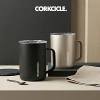CORKCICLE Coffee Mug Pure Taste (16oz/475ml) - Spill-proof, Stainless Steel, Heat Retention