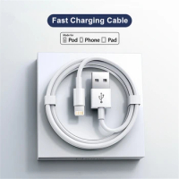 Original Quality USB Charger Cable for iPhone 14 8 7 6S Plus 13 12 Pro XS Max XR SE Fast Charging Cord Data Sync Line 1m 2m 3m