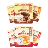 【戀․愛午茶】揉揉鬆餅粉6包組(120g/袋；經典原味/可可風味任選)