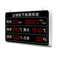 塵埃粒子溫濕度大顯示屏幕工業潔凈車間粒子計數器數字電子屏485