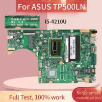 Laptop motherboard For ASUS TP500LN I5-4210U Notebook Mainboard REV.2.0 DDR3L