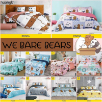 ขายดีประจำเดือนนี้ we bare bear ผ้าปูที่นอน(ไม่รวมผ้านวม) ยี่ห้อ Satin plus