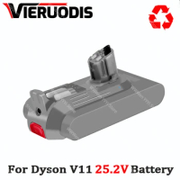 2024 New 98000mAh For Dyson 25.2V V11 Battery Absolute V11 Animal Li-ion Vacuum Cleaner Rechargeable Battery Super lithium cell