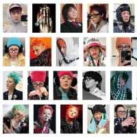 100 ชิ้น BIGBANG G-DRAGON Übermensch GD KWON JI YONG SOLO สติ๊กเกอร์ ภาพถ่าย กันน้ำ สติ๊กเกอร์ กระเป