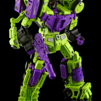 【In Stock】Lucky Cat Micro Cosmos MC-02 Riki-Oh Devastator Set of A+B+C 3rd Party Transformation Robot Toy
