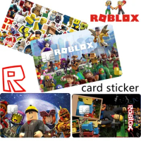 Laser Roblox Card Sticker Exquisite Student Bus Subway Game Documents Decorate Patch Water Proof Bank Card Child Birthday Gift