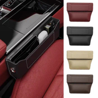 Universal Automatic Seats Slot Box Storage Organizer Phone Holder Car Seat Gap Pocket For Saab 93 95 Saab 9-3 9-5 900 9000
