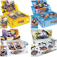 36/48BOX WholeSales Naruto Collection Kayou Cards Board Pack Playing Games Carts Kids Toys Anime Gift Table Christmas Brinquedo