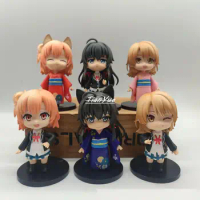 Anime My Teen Romantic Comedy Yukinoshita Yukino and Yuigahama Yui 6pcs/set PVC Action Figure Doll Decoration 9cm