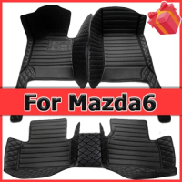 Car Floor Mats For Mazda6 Mazda 6 Atenza GH 2007~2011 Anti-dirt Pads Car Mats Waterproof Floor Mats Rug Car Accessories