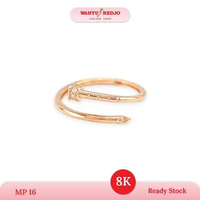 WAHYU REDJO - CINCIN EMAS PAKU 2 UBS 8K EMAS ASLI 100% - PAMERAN 0,87 Gram (15)