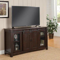 High quality solid wood 65" TV Stand and console, up to 70 inches, Espresso