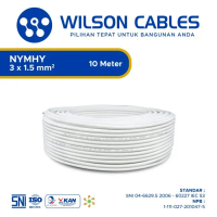 Murah Nymhy 3X1.5 Mm2 10 Meter - Kabel Tembaga Serabut Wilson Cables