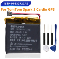 1S1P-PP332727AE TomTom spark cardio＋music TomTom Spark 3 Cardio GPS Watch Acumulator -wire Plug 260mah Battery + Free Tools