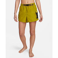 Nike Explore [NESSD355-314] 女 短褲 運動休閒 防撕布 彈力腰帶 夏日 泳池 海灘 芥末綠