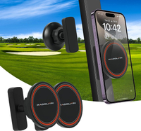 2-Pack Magnetic Golf Cart Phone Holder Golf Cart Phone Mount with N52 Magnets Compatible with EZGO C