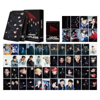 55pcs/Set ATEEZ Photocard Japanese Album LIMITLESS Lomo Card Hongjoong Yunho Yunho Yeosang Postcard 