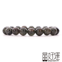 【晶好運】天然金滿綠髮手珠11mm/招財開運石(BB-403/現貨)
