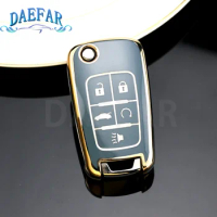 For Chevrolet For Cruze Spark Orlando OPEL Buick Automobiles 2 3 4 5 Buttons TPU Car Remote Key Shell Case Cover Key Shell Fob