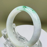 01กำไลหยก Size 57  Natural Jadeite (Type A)