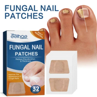 32/64PCS Fungal Nail Patches Anti Infection Removal Nail Ingrown Correction Stickers Used Discolored Damaged Nails Care Health