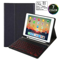 For iPad 10.2 7th Generation Backlit Keyboard Case for iPad Air 3 2019 For Apple Pro 10.5 Cover