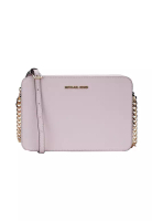 Michael Kors JET SET ITEM粉色金属链条女士单肩斜挎包