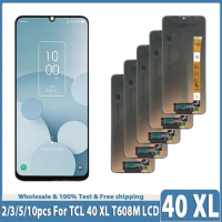 2/3/5/10pcs 6.75'' Original AMOLED For TCL 40 XL LCD Display Touch Screen Replacement Digitizer Assembly For TCL 40XL T608M LCD