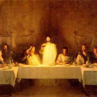 Lukisan Pascal Dagnan-Bouveret The Last Supper Painting