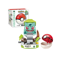 Keeppley (คีปเพลย์) บริคตัวต่อ - Pokemon Mini Bulbasaur รหัส QMPKB0104