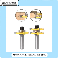 Mata Profil Router Tongue Set 2Pcs Grove AS 6 Ukuran Router Trimmer Panel