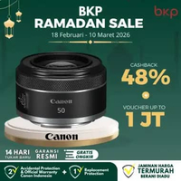 BKP Canon RF 50mm f/1.8 STM Lens Original RESMI