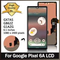 Small Size For Google Pixel 6A LCD Pixel 6a Display Touch Digitizer Screen For Google Pixel6A GX7AS, GB62Z, G1AZG Lcd frame