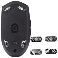 Pelapik kaki tetikus kaca untuk tetikus Logitech G305/G304 — licin dan tahan lama, aksesori permaina
