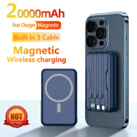 Magsafe Power Bank 20000mAh Mini Portable Wireless Magnetic Spare Battery For iPhone 14 13Pro Xiaomi Portable External Powerbank