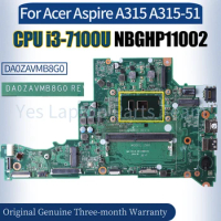 DA0ZAVMB8G0 For Acer Aspire A315 A315-51 Laptop Mainboard NBGHP11002 SR343 i3-7100U 100% fully Tested Notebook Motherboard